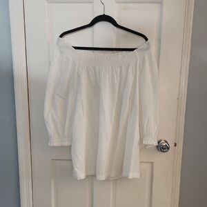 J. Jill White Off-Shoulder Blouse